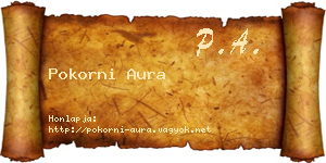 Pokorni Aura névjegykártya